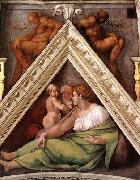 Michelangelo Buonarroti Ancestors of Christ Sweden oil painting artist
